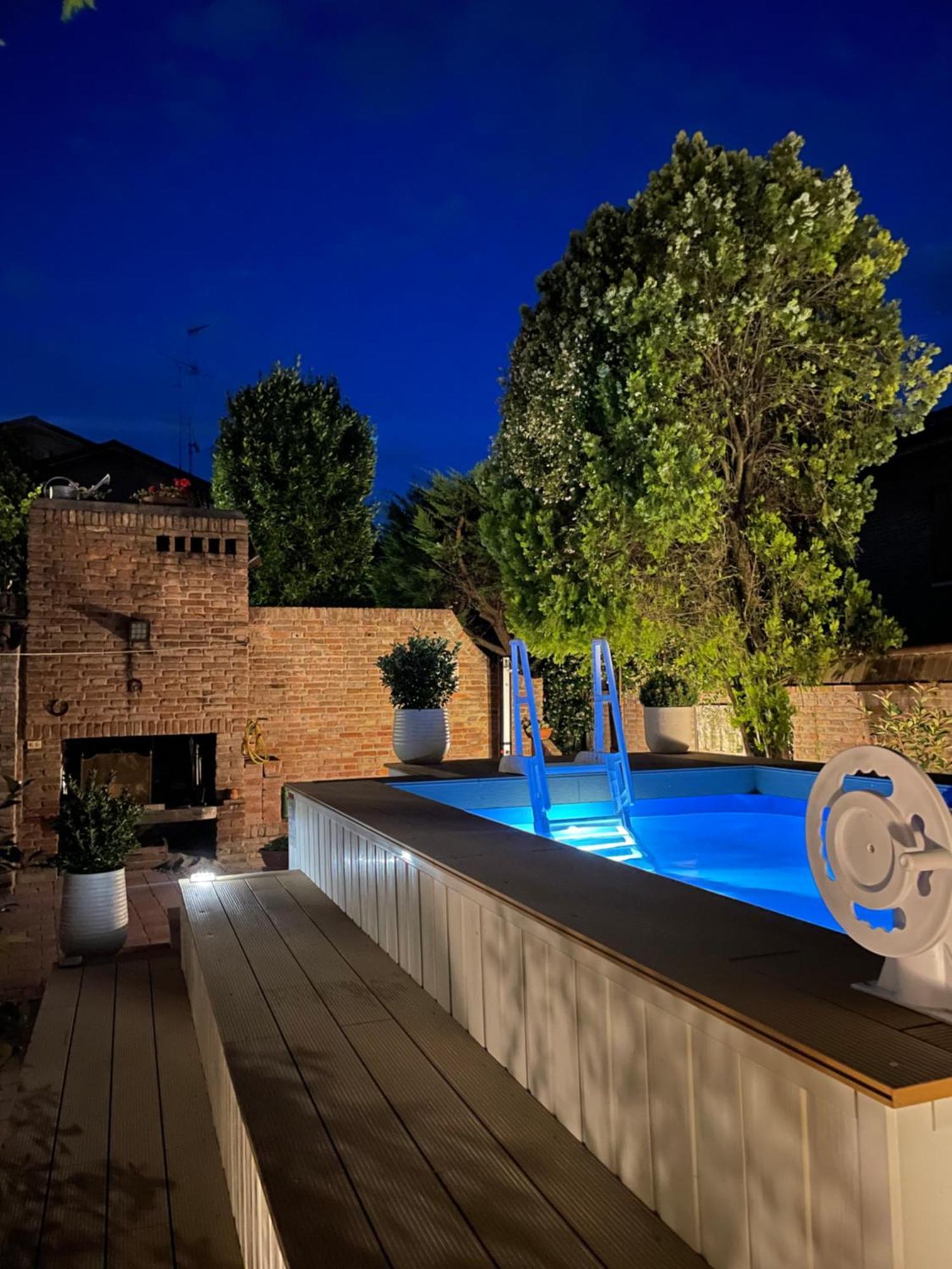 Ferienwohnung Casa Matilde Piano Terra 100Mq Con Parking E Piscina Ferrara Exterior foto